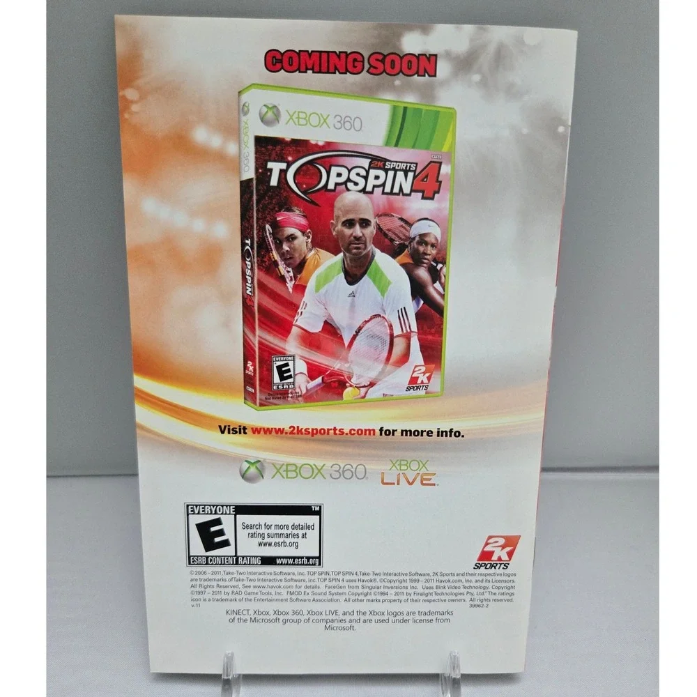 Major League Baseball 2K11 & 2K12 Bundle - Xbox360 - Complete CIB 2 Games Tested